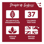 Ryvita Snack It Thins Smoky BBQ Flatbread Snacks, 125g, pack shot 4, available at teas.co.uk