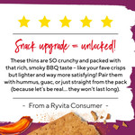 Ryvita Snack It Thins Smoky BBQ Flatbread Snacks, 125g, pack shot 5, available at teas.co.uk