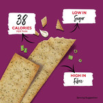 Ryvita Thins Snack It Sour Cream & Chive Flatbread Snacks, 125g, pack shot 2, available at teas.co.uk