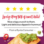 Ryvita Thins Sweet Chilli Flatbread Crackers, 125g, pack shot 5, available at teas.co.uk