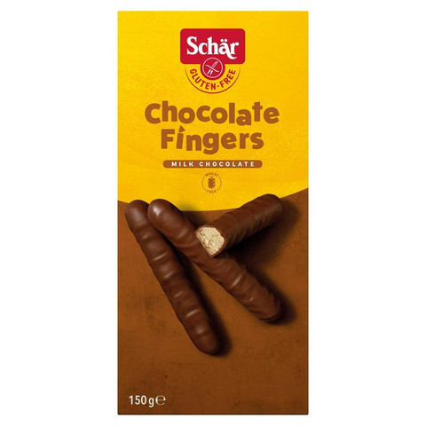 Schar Gluten Free Chocolate Fingers, 150g