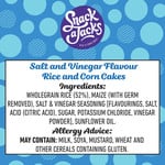 Snack A Jacks Jumbo Salt & Vinegar Rice Cakes Sharing Crisps, 117g, pack shot 3, available at teas.co.uk