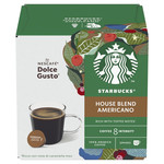 Starbucks Americano House Blend By Nescafe Dolce Gusto, Coffee (12 Servings), 12 Pods, pack shot 2, available at teas.co.uk