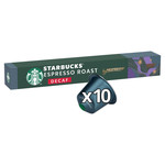 Starbucks by Nespresso Decaf Espresso Coffee, 10 Pods, pack shot 2, available at teas.co.uk