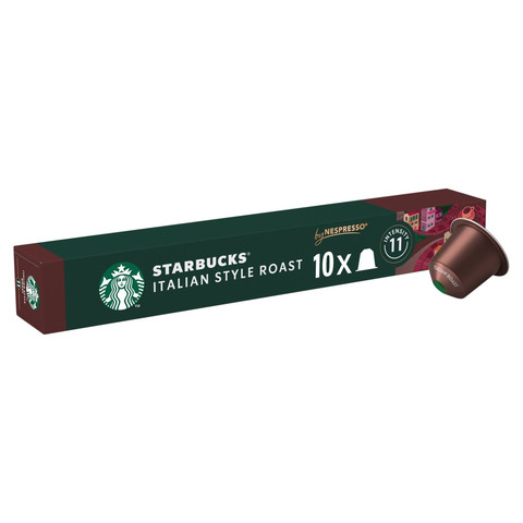 Starbucks By Nespresso Italian Roast, 10 Capsules 56g
