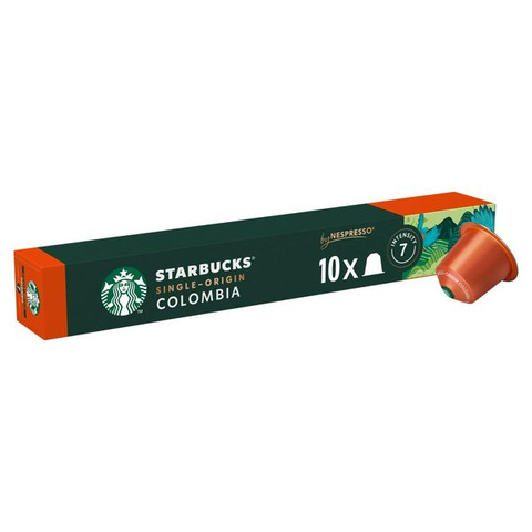 Starbucks by Nespresso Single Origin Colombia Espresso Coffee, 10 Pods