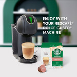 Starbucks Caffe Latte By Nescafe Dolce Gusto, Coffee (12 Servings), 12 Pods, pack shot 3, available at teas.co.uk