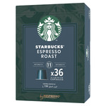 Starbucks Espresso Roast by NESPRESSO Coffee, Dark Roast, Box of 36, 198g, pack shot 2, available at teas.co.uk