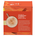 Starbucks Nescafe Dolce Gusto Pumpkin Spice Latte, 12 Capsules 129g, pack shot 3, available at teas.co.uk