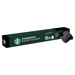 Starbucks Ristretto Shot by NESPRESSO Coffee, Dark Roast, box of 10, 57g