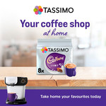Tassimo Cadbury Hot Chocolate, 8 Pods 240g, pack shot 5, available at teas.co.uk