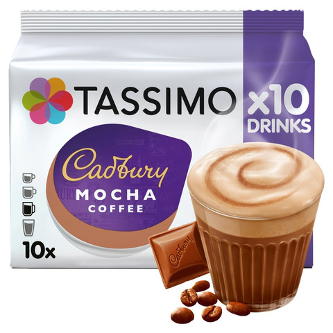 Tassimo Cadbury Mocha, 10 Pods 160g