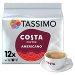 Tassimo Costa Americano Coffee, 12 Pods 108g, pack shot 2, available at teas.co.uk