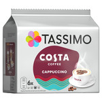 Tassimo Costa Cappuccino Coffee, 6 Pods, pack shot 5, available at teas.co.uk