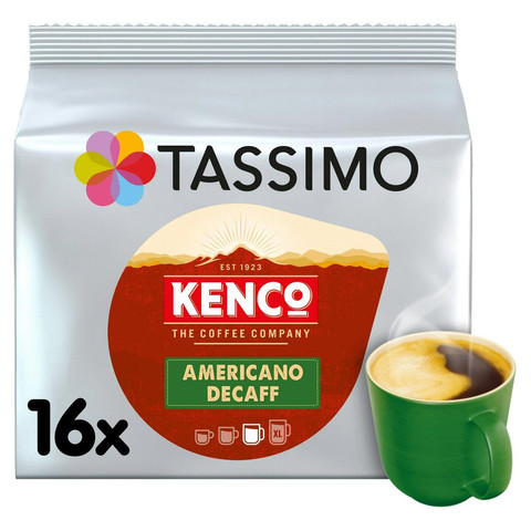 Tassimo Kenco Americano Decaff Coffee, 16 Pods