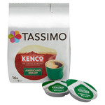 Tassimo Kenco Americano Decaff Coffee, 16 Pods, pack shot 2, available at teas.co.uk