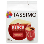 Tassimo Kenco Americano Grande, 16 Pods 144g, pack shot 3, available at teas.co.uk
