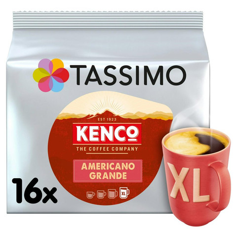 Tassimo Kenco Americano Grande XL Coffee, 16 Pods