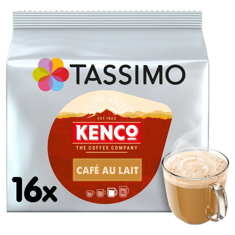 Tassimo Kenco Cafe Au Lait 16 Coffee, 184g