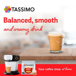 Tassimo Kenco Cafe Au Lait 16 Coffee, 184g, pack shot 2, available at teas.co.uk