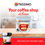 Tassimo Kenco Flat White Coffee, 8 Pods, pack shot 5, available at teas.co.uk