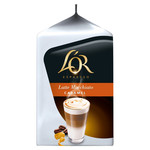 Tassimo L'Or Caramel Latte Macchiato Coffee, 7 Pods 195g, pack shot 2, available at teas.co.uk