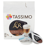 Tassimo L'OR Latte Macchiato Coffee, 7 Pods, pack shot 3, available at teas.co.uk
