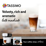 Tassimo L'OR Latte Macchiato Coffee, 7 Pods, pack shot 5, available at teas.co.uk