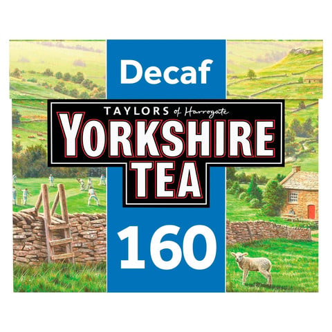 Taylors of Harrogate Decaffeinated Yorkshire, 160 Tea Bags 500g