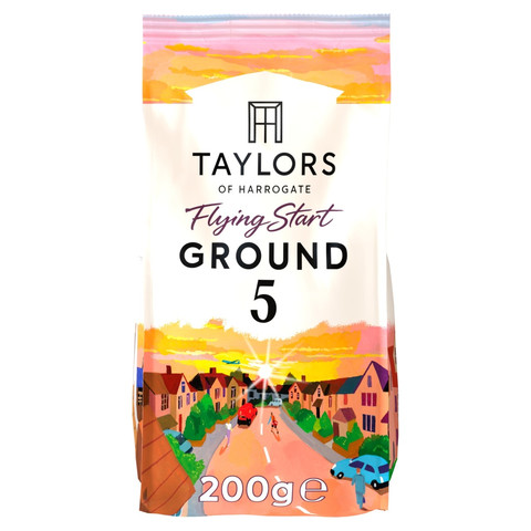 Taylors of Harrogate Flying Start Roast Ground Coffee, 200g