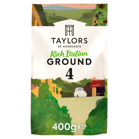 Taylors of Harrogate Rich Italian Roast Ground Coffee, 400g
