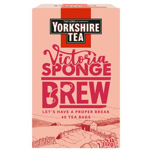 Taylors of Harrogate Yorkshire Tea Victoria Sponge Brew, 40 Pack 112g
