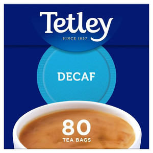 Tetley Everyday Decaffeinated, 80 Tea Bags 250g