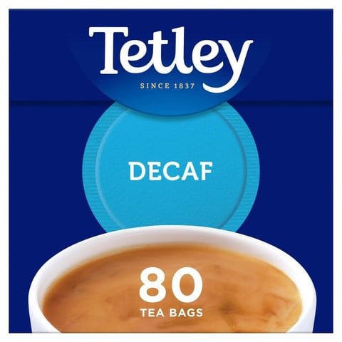 Tetley Everyday Decaffeinated, 80 Tea Bags 250g