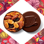 Thomas Fudge's 6 Dark Chocolate Florentines, pack shot 2, available at teas.co.uk