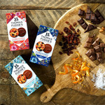 Thomas Fudge's 6 Dark Chocolate Florentines, pack shot 5, available at teas.co.uk