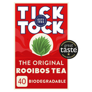 Tick Tock Original Rooibos, 40 Tea Bags 90g