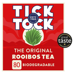 Tick Tock Original Rooibos, 80 Tea Bags 180g