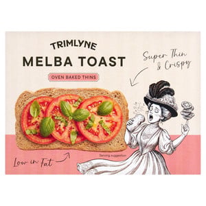 Trimlyne Melba Toast Thins, 100g
