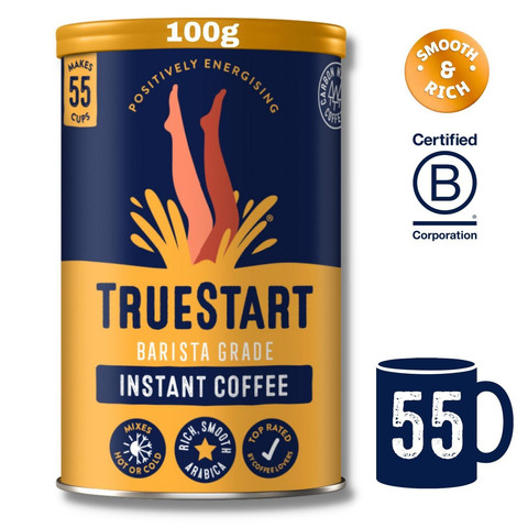 Truestart Barista Grade Instant Coffee, 100g