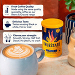 Truestart Barista Grade Instant Coffee, 100g, pack shot 2, available at teas.co.uk