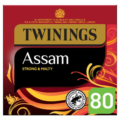 Twinings Assam, 80 Tea Bags 200g