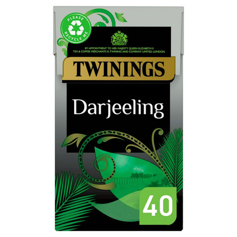 Twinings Darjeeling, 40 Tea Bags 100g