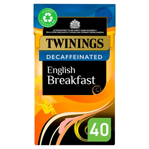 Twinings English Breakfast Decaffeinated 40, 109g