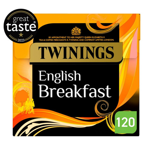 Twinings English Breakfast Plant Based, 120 Tea Bags 300g