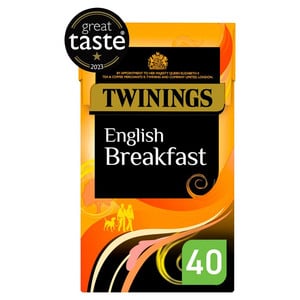 Twinings English Breakfast Plant Based, 40 Tea Bags 100g