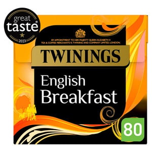 Twinings English Breakfast Plant Based, 80 Tea Bags 200g