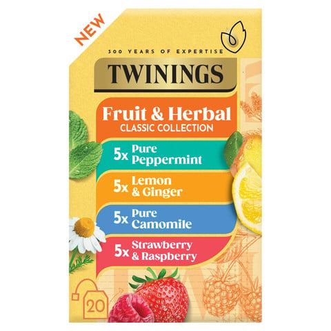 Twinings Fruit Herbal Classics Collection Pack 20, 35g