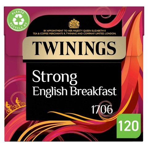 Twinings Strong English Breakfast 120 Plant-Based, 375g