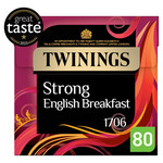 Twinings Strong English Breakfast 120 Plant-Based, 375g, pack shot 2, available at teas.co.uk
